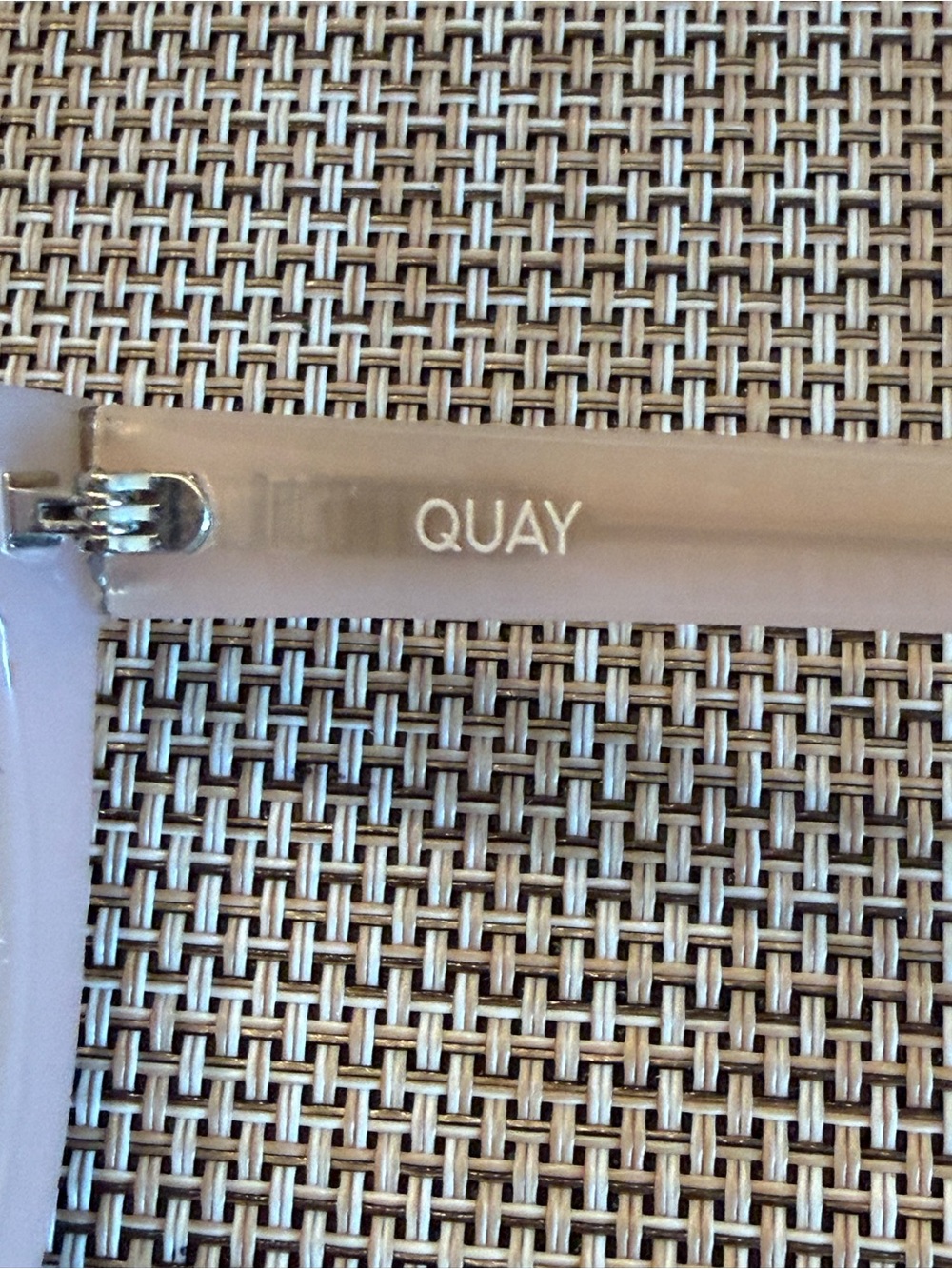 Quay Australia Blush Round Sunglasses with Dark Lenses - Picture 5 of 5